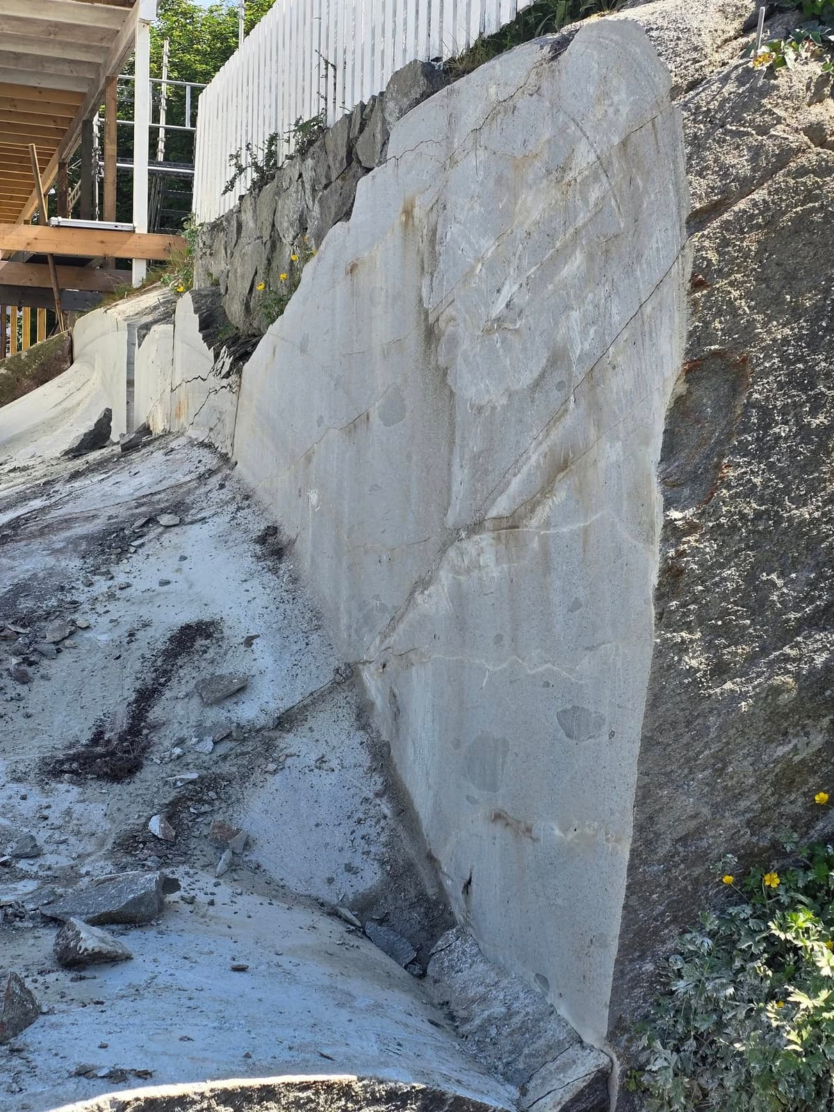 Betongsaging i fjell
